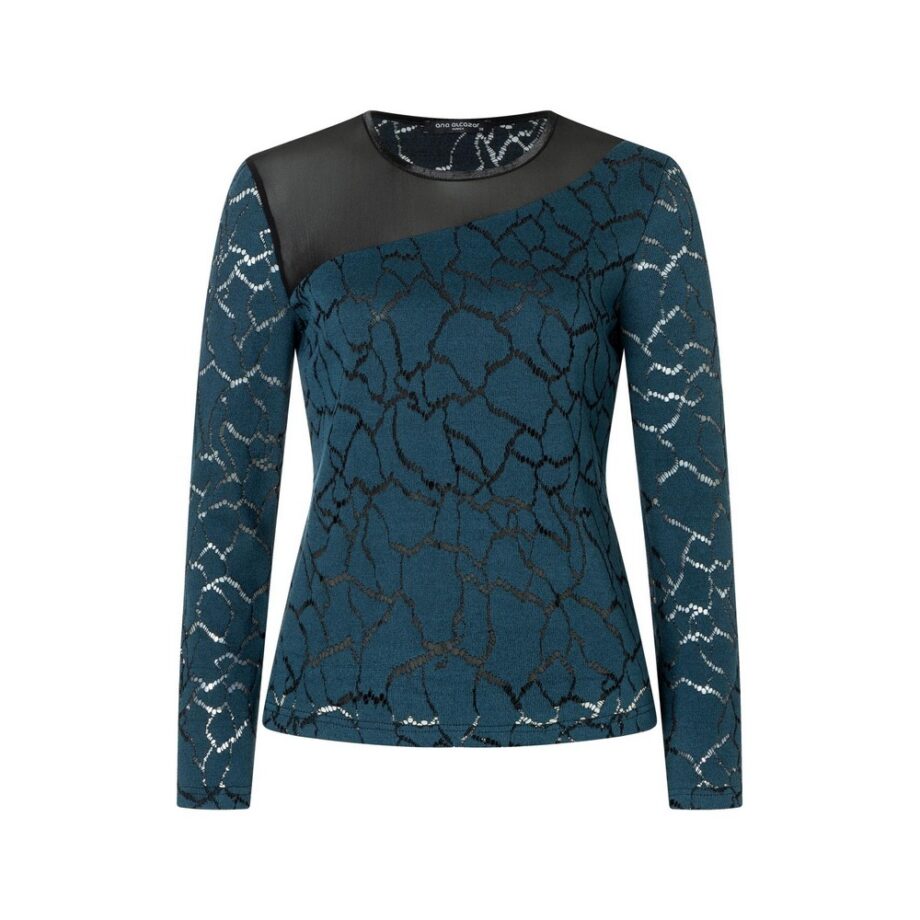 Ana Alcazar 080785 Oberteil Shirt Spitzentop Saibea multi